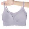 Sujetador tirantes estilo japonés pequeño fresco de alta elasticidad ajustado sin talla sin aro sin marca espalda bonita fijo látex ropa interior para mujer