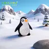 Musgo micro paisaje joyería pingüino padre e hijo muñeco DIY pequeños adornos multi-interior adornos
