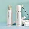Envases de Vidrio para Cosméticos de Alta Gama Botella Cilíndrica para Tónico, Esencia, Loción 40ml Botella para Crema Facial 50g Venta al por Mayor