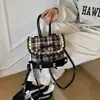 2026 Nueva Mochila Infantil Lolita a Cuadros Borde de Encaje Lazo Niñas Linda Princesa Bolso de Mano