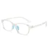 Nuevo marco ultraligero TR90 para niños con filtro de luz azul para miopía, marco especial de moda simple para hombres y estudiantes de primaria y secundaria, mujeres