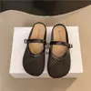 Comercio exterior transfronterizo estilo coreano de malla hueca para mujer, sandalias planas bajas de verano estilo hada, zapatos de red para peces
