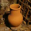 Novo vaso de flores secas estilo Zen chinês, vaso rústico de cerâmica para arranjos florais, decoração vintage para sala de estar, vaso de terracota estilo antigo para suculentas