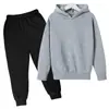 Sudadera con Capucha de Color Liso Forrada de Polar para Niños Otoño 2026 Conjunto de Ropa Infantil a la Moda Fabricante de Sudaderas con Capucha En Stock Estampar Logo