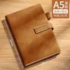 Cuaderno Espesor A5 con Logo Personalizado en Páginas Interiores y Portada, Libro de Registro para Reuniones de Trabajo de Oficina, Bloc de Notas B5