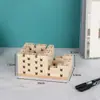 Portalápices Creativo de Bloques de Construcción Caja para Tarjetas de Presentación Bloques de Construcción Divertidos para Niños Rompecabezas de Ensamblaje Portalápices Tubo de Almacenamiento y Organización para Escritorio Venta al por Mayor