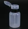 Botella Desmaquillante, Botella Recargable, Botella de Bomba, Botella de Alcohol, Botella Despintador de Uñas para Salón de Uñas, Botella de Plástico Clasificada, Cosméticos Tipo Bomba