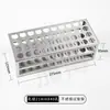 Rack para Tubos de Ensaio de Aço Inoxidável 304 Rack para Tubos Colorimétricos Equipamento de Laboratório para Centrífuga Coleta de Amostras de Sangue Rack Multifuncional para Tubos de Centrífuga