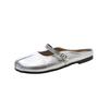 Zapatos Retro de Cuero Suave para Abuela 2026 Nuevo Estilo Primavera y Otoño Mocasines Planos de Deslizamiento de Gama Alta para Mujer con Punta Dividida