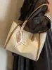 Bolso de Hombro Único para Mujer Yuezhi 2026 Verano, Nuevo, para el Trabajo y el Trayecto Diario, Bolso de Axila Tejido de Gran Capacidad
