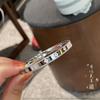 2026 Nuevo Pulsera Cerrada de Plata Chapada con Trébol de Cuatro Hojas tipo Calidoscopio para Mujeres Cnc Xiaohongshu Moda Transfronteriza Pulsera Abierta