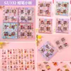 Sz332 Pegatinas Transparentes para Agenda 6*6cm Pegatinas para Agenda 100 Piezas en una Caja Súper Lindas para Niña DIY Pegatinas Transparentes