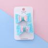 Horquilla de lazo tridimensional lote de niños nuevo brillante accesorios para el cabello para niños horquilla de alto diseño puesto de venta