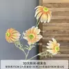 Nueva flor artificial de champán para el hogar, sala de estar, mesa de centro, exhibición de flores, boda, fondo de boda, decoración de pared, flor falsa