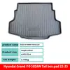 Adecuado para alfombrilla de maletero Hyundai Grand I10 Sedán 22-25, Resistente al desgaste e Impermeable, Alfombrilla de maletero TPE Ecológica para Uso Interior
