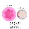 Diobao mismo estilo pellizco lindo pudín molde de silicona pudín mousse pastel diy decoración de coche adornos