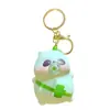 Desenho Animado Assuste-me com um Salto Soprando Bolhas Chaveiro Descompressão Pingente de Mochila Chaveiro de Casal para Carro Ornamento Pequeno Presente