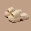 Novas Pantufas de Moda para Verão, Confortáveis e Versáteis para Interior/Exterior, com Solado Macio para Aumento de Altura, Disponíveis para Dropshipping Transfronteiriço pela Temu