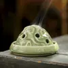 Adorno de Quemador de Incienso Celadón Montaña Zijian para Hogar Interior Ceremonia del Té Quemador de Incienso de Sándalo Quemador Retro de Aromaterapia de Montaña