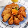 Shennong Pollo Frito Crujiente 1kg Pollo con Hueso Fragante Picante Pollo Frito Coreano Alitas con Hueso Alitas Raíz Pollo Frito Alternativo