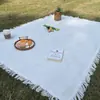 Esterilla de Picnic Esterilla Impermeable para Tienda de Campaña Estilo Bohemio Manta de Hilo Multifuncional Manta de Siesta de Gasa de Algodón Manta Estilo Camping al Aire Libre