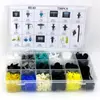 730 Piezas Caja Universal de Clips para Coche, Clips para Guardabarros y Parachoques, 17 Tipos de Juegos Mixtos, Clips Fijos