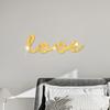 Slogan de amor Adesivos de espelho transfronteiriços Amazon adesivos de parede decorativos de acrílico quarto parede do quarto layout da casa adesivos