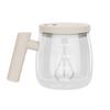 Taza mezcladora de vidrio recargable Nueva taza de café taza para beber en casa taza para batir huevos té taza instantánea para mezclar taza para hervir té en la estufa