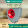 Ventilador Centrífugo 4-72 Ventilador de Tiragem Induzida 5.5/7.5kw4.5a/6A/380V kW Proteção Ambiental Remoção Industrial de Pó e Pintura