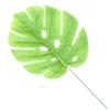Simulación de una sola pieza de hoja de bambú de tortuga, hoja Kui, hoja de cola dispersa, hoja verde, hoja falsa única, decoración de boda, hoja verde falsa de plástico