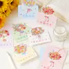 2026 Nuevas Tarjetas del Día del Maestro Tarjetas de Agradecimiento para Maestro Ramos de Floristería Regalos Tarjetas de Bendiciones Festivas Mixtas