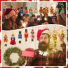 Novos Enfeites Retrô Árvore de Natal Decorações de Pingente Quebra-Nozes de Madeira Conjunto Decoração de Festa Estilo Africano