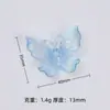 Mariposas de Colores Neón Volando Alrededor, Accesorios Creativos Hechos a Mano para Joyería DIY, Pequeños Accesorios de Resina de Pegamento Crema, Materiales para Hebillas de Zapatos al por Mayor