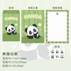 Lindo Panda Sobre Papel Membretado Traje Pequeño Fresco Pareja Dibujo Animado Carta de Amor Postal Tarjeta de Felicitación Papel Membretado Regalo