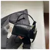 2026 Nova Bolsa Boston de Couro Encerado Estilo Coreano, Bolsa de Ombro Transversal Casual Versátil de Nicho para Mulheres