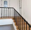 Corrimãos de escada em liga de alumínio, guarda-corpos de varanda, cercas de jardim para casas de vila de luxo leve e casas auto-construídas, cercas de parede modernas e simples