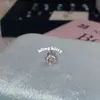 Aretes Brillantes de Diamante Completo Azul Claro Rosa Blanco para Cartílago Exquisitos y Lujosos Pendientes de Espiral Redondo de Alta Calidad para Hombres y Mujeres