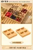 City Wave Estufa Redonda Caja para Preparar Té Frutas Secas Bocadillos Plato para Pasteles de Fruta Bandeja de Nueve Compartimentos Plato de Frutas para Sala de Estar del Hogar