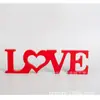 Diretamente do Fabricante: Letras Inglesas de Madeira 3D, Decoração de Mesa em Formato de Coração "Kiss Me" para o Dia dos Namorados, Decoração de Casamento