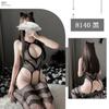 Lingerie Sexy Europeia e Americana Zuijiao, Tentação Sexy em Rede, Roupa de Rede, Conjunto Top Tubo Cortado Feminino, Não Precisa Tirar o Conjunto