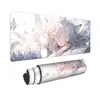 Teclado Customizado Bidimensional Extra Grande para E-Sports com Bloqueio de Borda para Homens e Mulheres, Mesa de Computador, Tapete de Mesa para Escritório, Mouse Pad