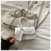2026 Bolso Cruzado de Hombro Único Patchwork de Moda Bolso de Mano Simple Casual Moda Ins Venta al por Mayor Bolso Cuadrado Pequeño Transfronterizo