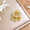 Pingente Estilo Chinês Borla Cadeado da Longevidade Acessórios de Colar para Mulheres Simples Retrô Versátil High-End Acessórios de Joias DIY para Mulheres