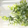 Simulação 6 Galhos Simulação Eucalipto Multicolorido Eucalipto Planta de Simulação Eucalipto de Plástico Pacote Eucalipto Eucalipto