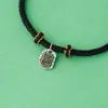 Colgante Vintage de Plata de Ley S925 Tailandesa con Incrustación de Cobre Etiqueta Colgante de Cinco Sutras de Xizang Accesorios para Pulseras DIY