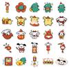 50 pegatinas de Año Nuevo de Sanrio pintadas a mano, lindo perro de dibujos animados parchia, decoración impermeable, pegatinas para computadora, agenda de mano, teléfono móvil