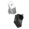 Carga Rápida Transfronteriza Pd45W Estándar Británico Ukca Cabeza de Carga de Nitruro de Galio Adecuada para Teléfono Móvil Apple Iphone17