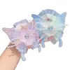 Goma para el pelo de niña estilo princesa, diadema de perlas con mariposas estilo hada, cuerda para el pelo de niños, alta elasticidad, no daña el pelo, accesorio elástico para el pelo