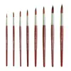 Marca Marley Pincel de Acuarela de Nylon G1130 Pluma de Acuarela Pluma de Trazo Fino Pintura al Óleo Digital Pincel de Gouache Pincel de Caoba