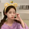 Nuevos Accesorios para el Cabello de Principios de Otoño, Limpiador Facial, Diadema Peluda, Diadema Linda de Dibujos Animados, Diadema Femenina Estilo Coreano Pequeño Aroma, Gama Alta